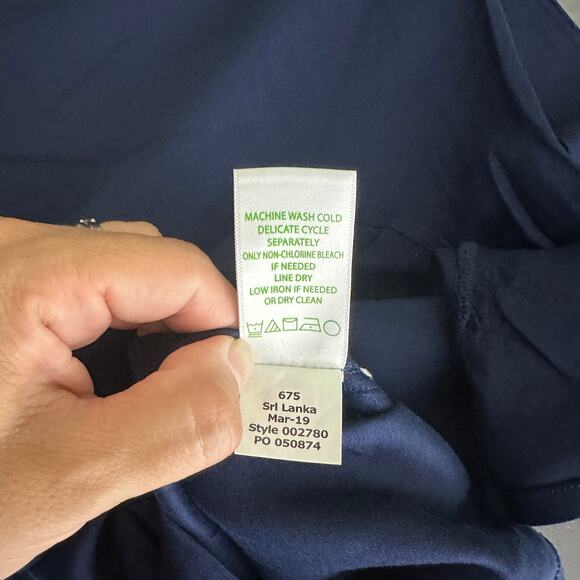 NWT Lilly Pulitzer Faye Skort True Navy 8 #8074 - Picture 10 of 13